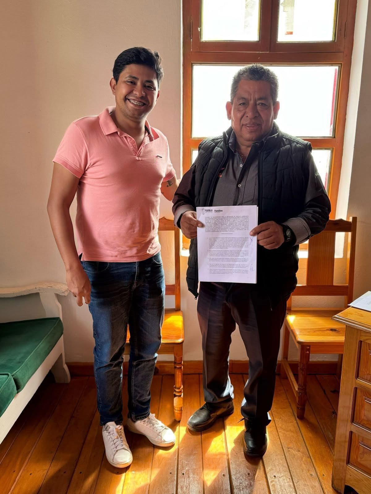 Hoy, Mariano Ortuño Aguilar, Presidente Municipal en coordinación con DIF