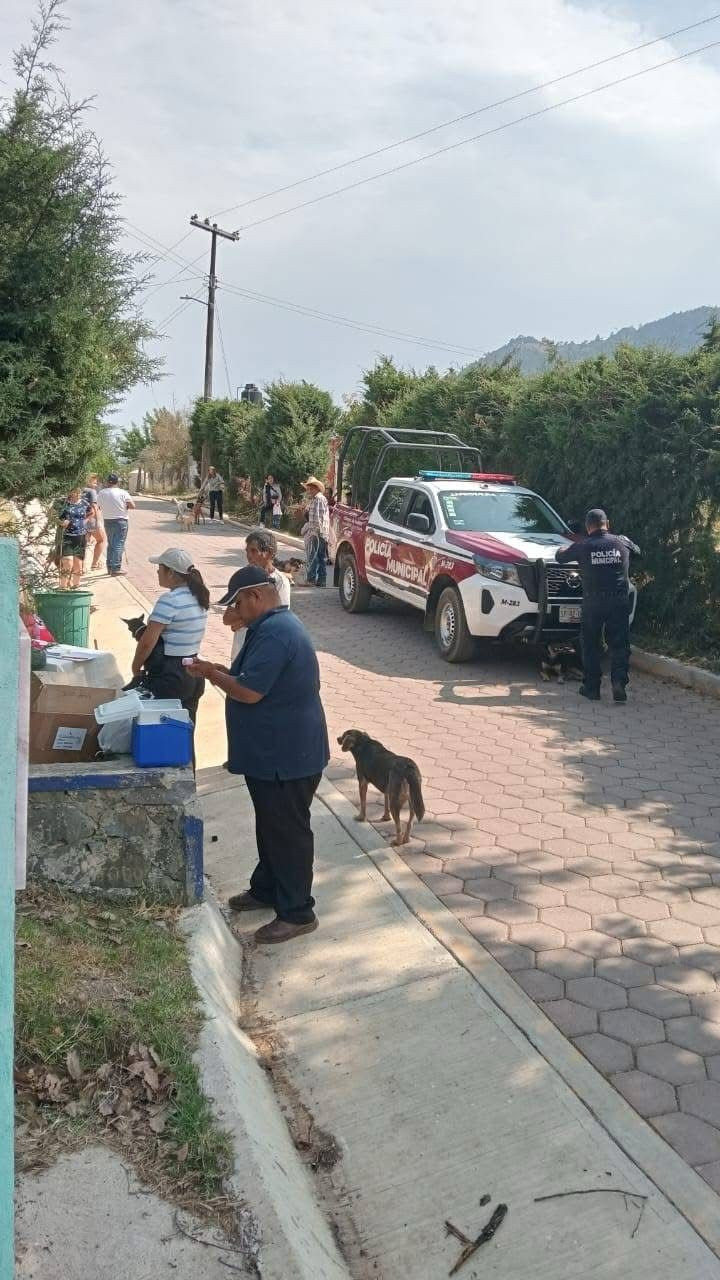 🐾Hoy se realizó la vacunación antirrabica de perros y gatos en Cuautamanis